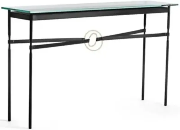 Equus Glass Top Console Table