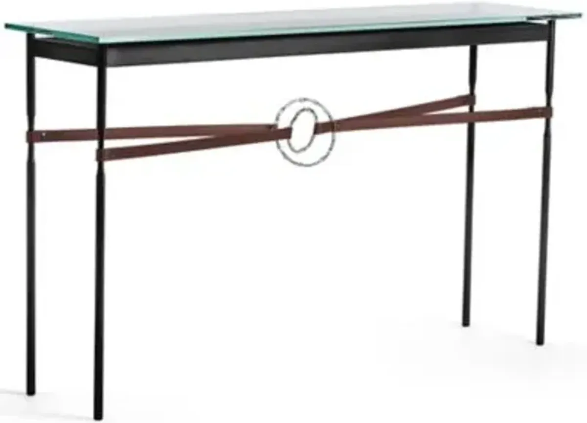 Equus Glass Top Console Table