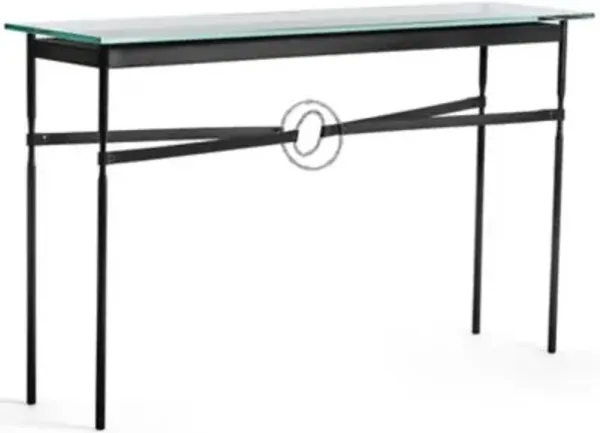 Equus Glass Top Console Table