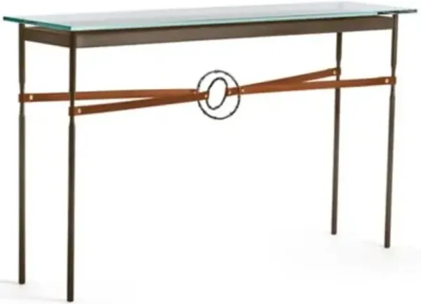 Equus Glass Top Console Table