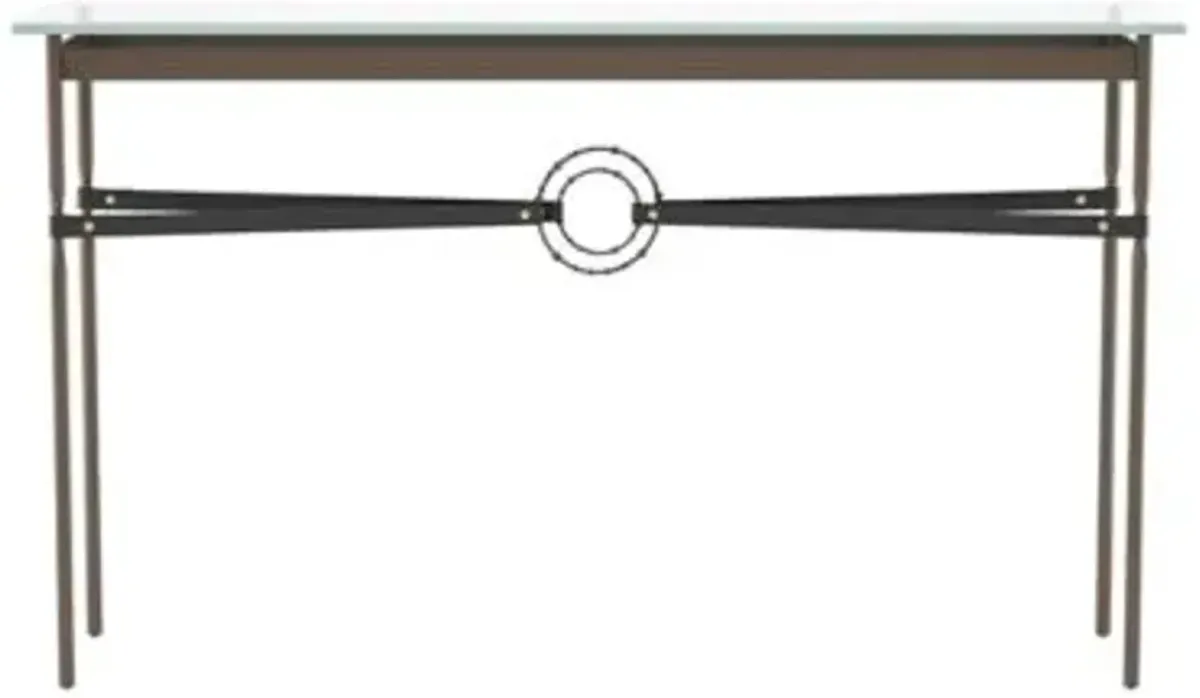 Equus Glass Top Console Table