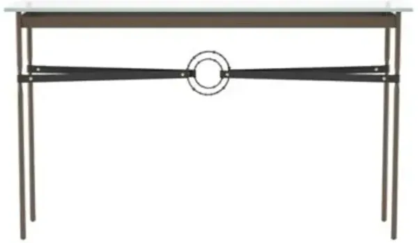 Equus Glass Top Console Table