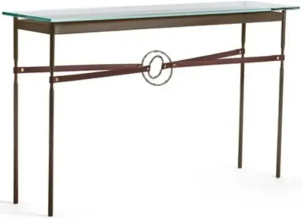 Equus Glass Top Console Table