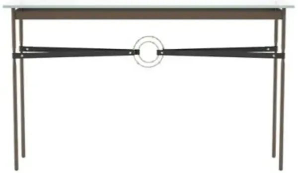 Equus Glass Top Console Table
