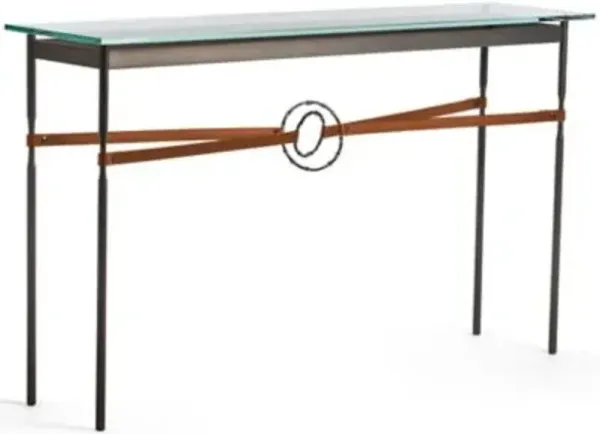 Equus Glass Top Console Table