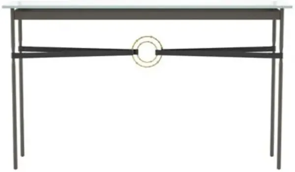 Equus Glass Top Console Table