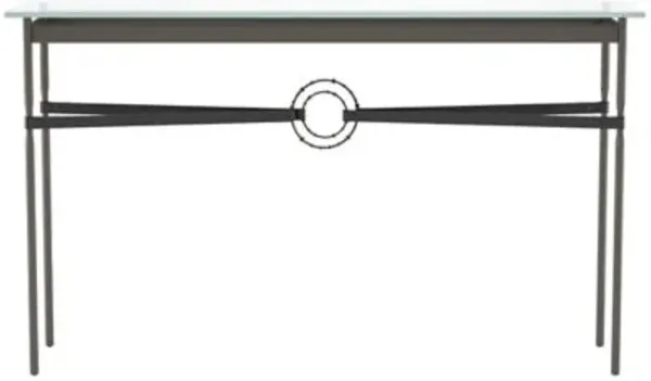 Equus Glass Top Console Table