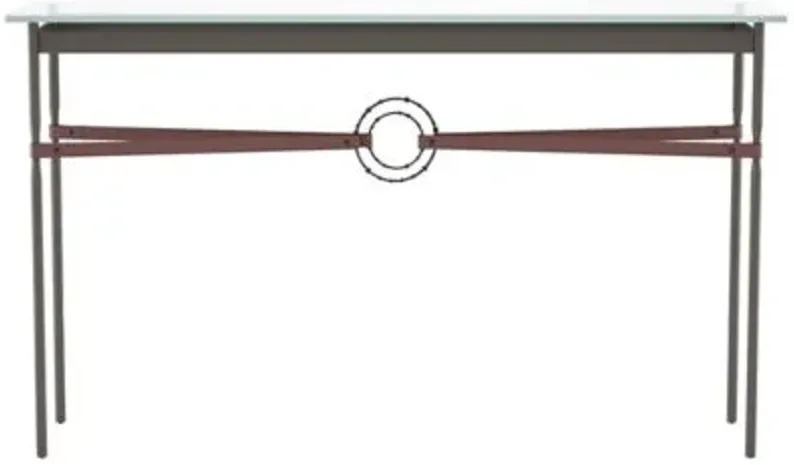 Equus Glass Top Console Table