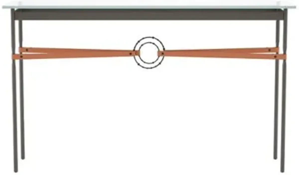 Equus Glass Top Console Table