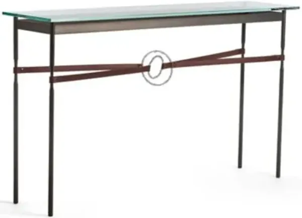 Equus Glass Top Console Table