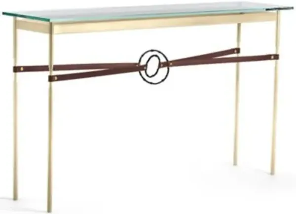 Equus Glass Top Console Table