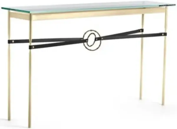 Equus Glass Top Console Table