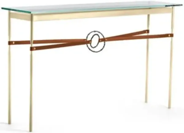 Equus Glass Top Console Table