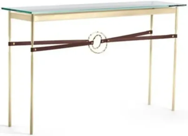 Equus Glass Top Console Table