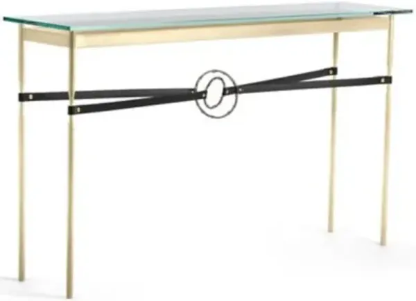 Equus Glass Top Console Table