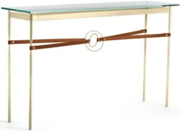 Equus Glass Top Console Table