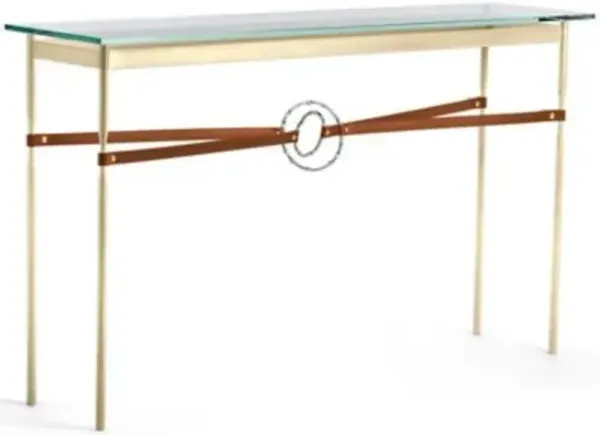 Equus Glass Top Console Table
