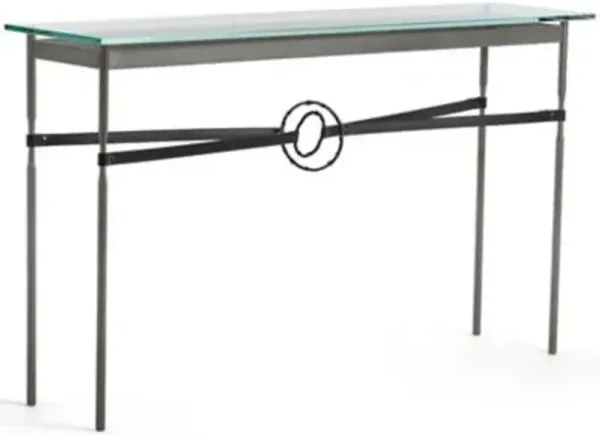 Equus Glass Top Console Table