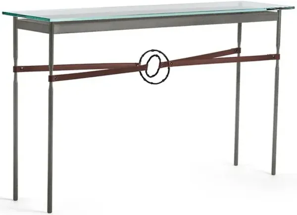 Equus Glass Top Console Table