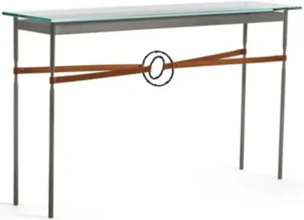 Equus Glass Top Console Table