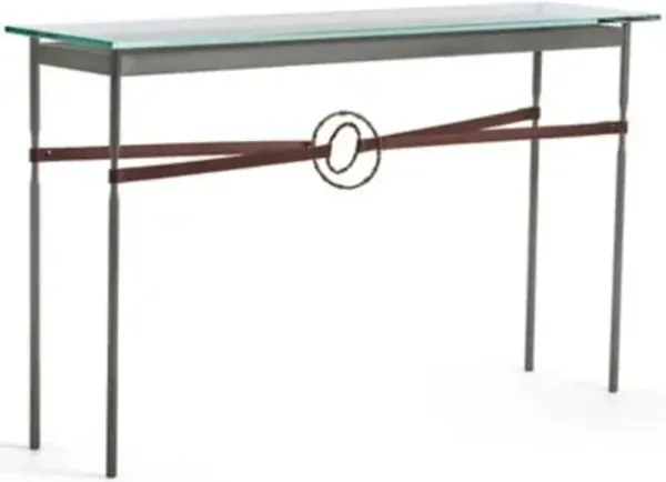 Equus Glass Top Console Table