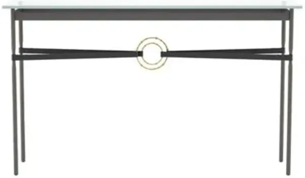 Equus Glass Top Console Table