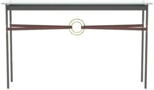Equus Glass Top Console Table