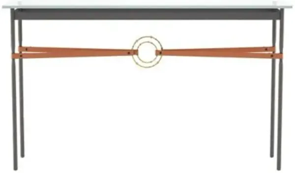 Equus Glass Top Console Table