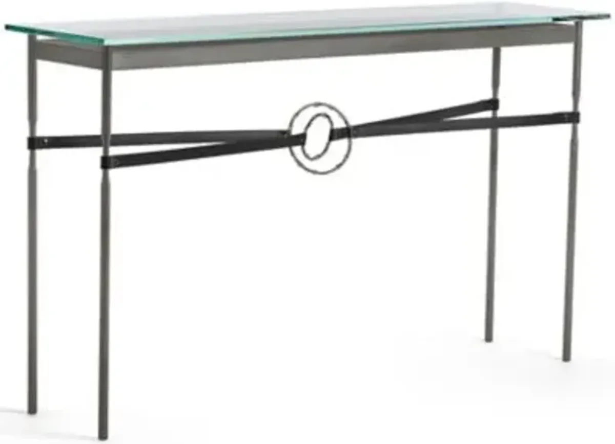 Equus Glass Top Console Table