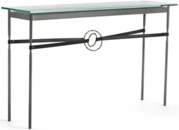Equus Glass Top Console Table