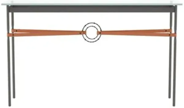 Equus Glass Top Console Table