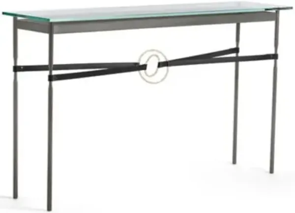 Equus Glass Top Console Table