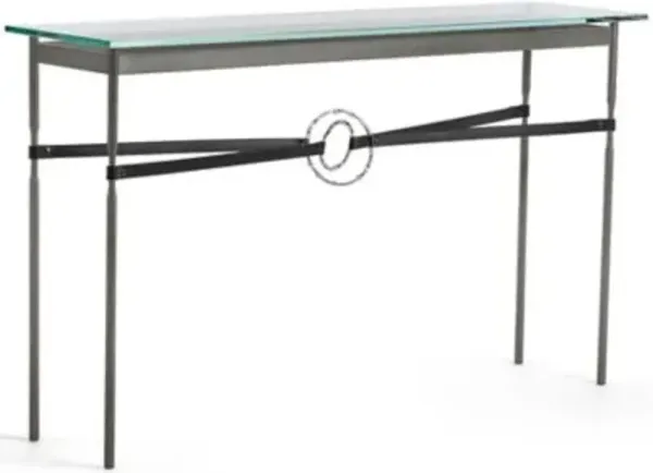 Equus Glass Top Console Table