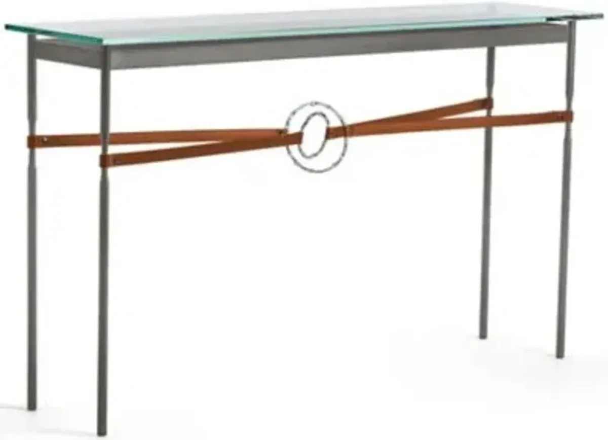 Equus Glass Top Console Table