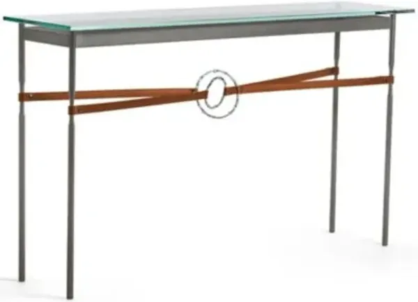 Equus Glass Top Console Table