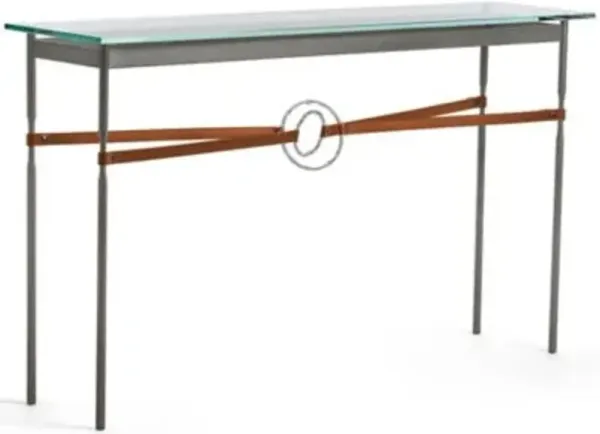 Equus Glass Top Console Table