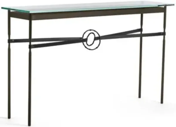 Equus Glass Top Console Table
