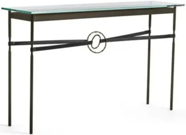 Equus Glass Top Console Table