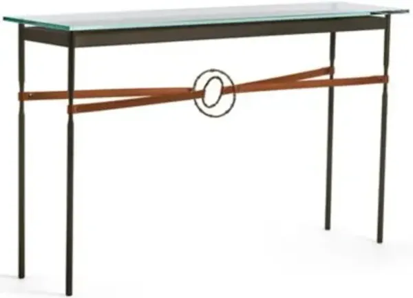 Equus Glass Top Console Table