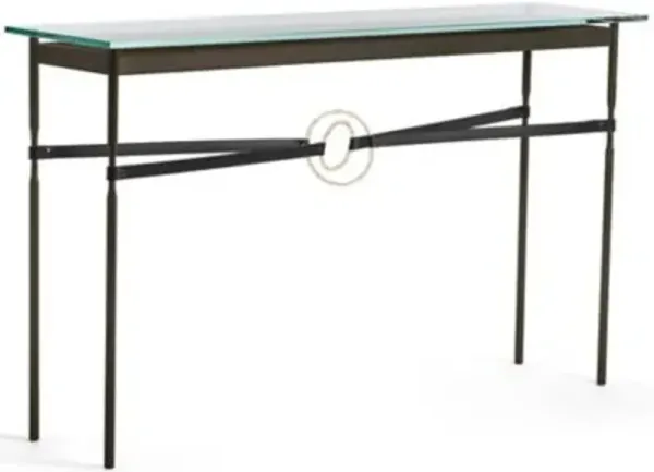 Equus Glass Top Console Table