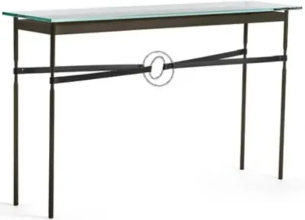 Equus Glass Top Console Table