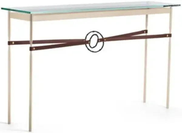 Equus Glass Top Console Table