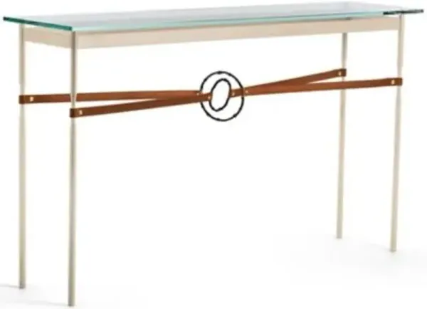 Equus Glass Top Console Table