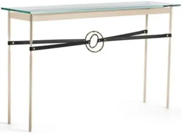 Equus Glass Top Console Table