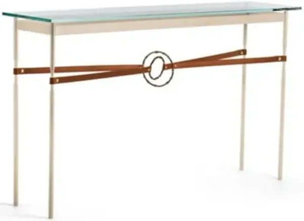 Equus Glass Top Console Table