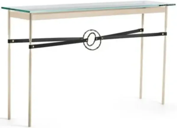 Equus Glass Top Console Table