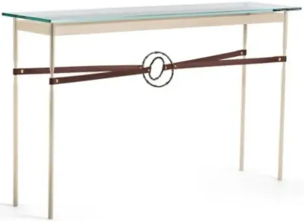 Equus Glass Top Console Table