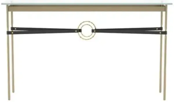 Equus Glass Top Console Table
