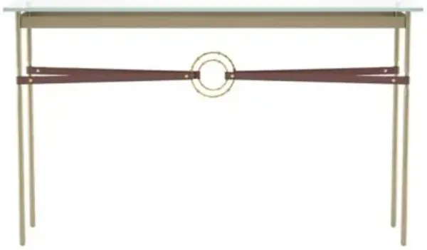 Equus Glass Top Console Table