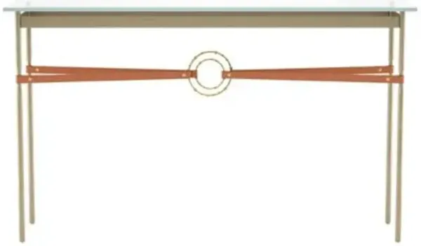 Equus Glass Top Console Table